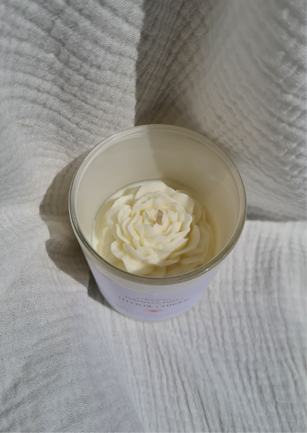 Bougie artisanale – Fleur de Cerisier pour la Fête des Mères