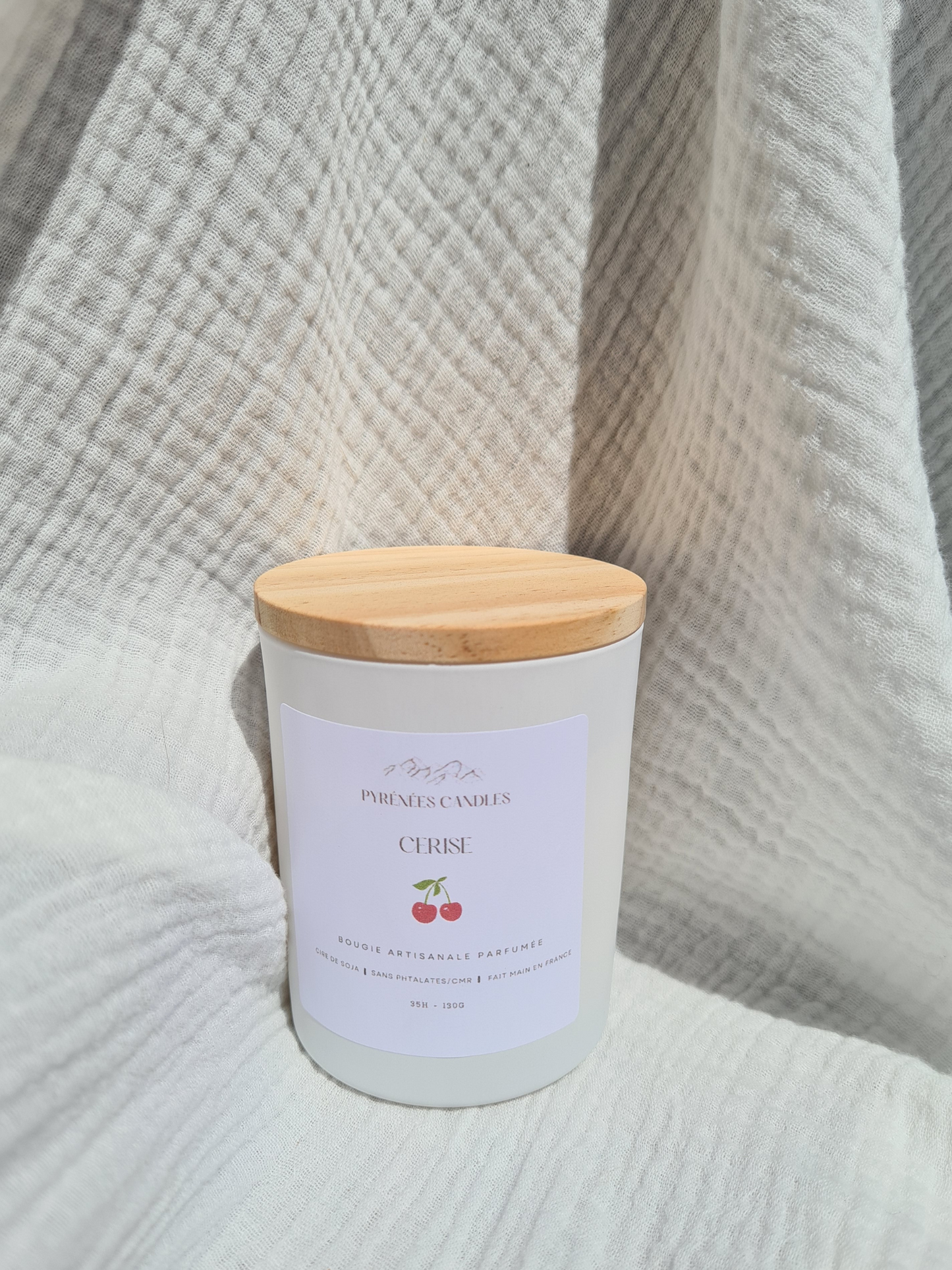 Bougie artisanale parfumée – Cerise