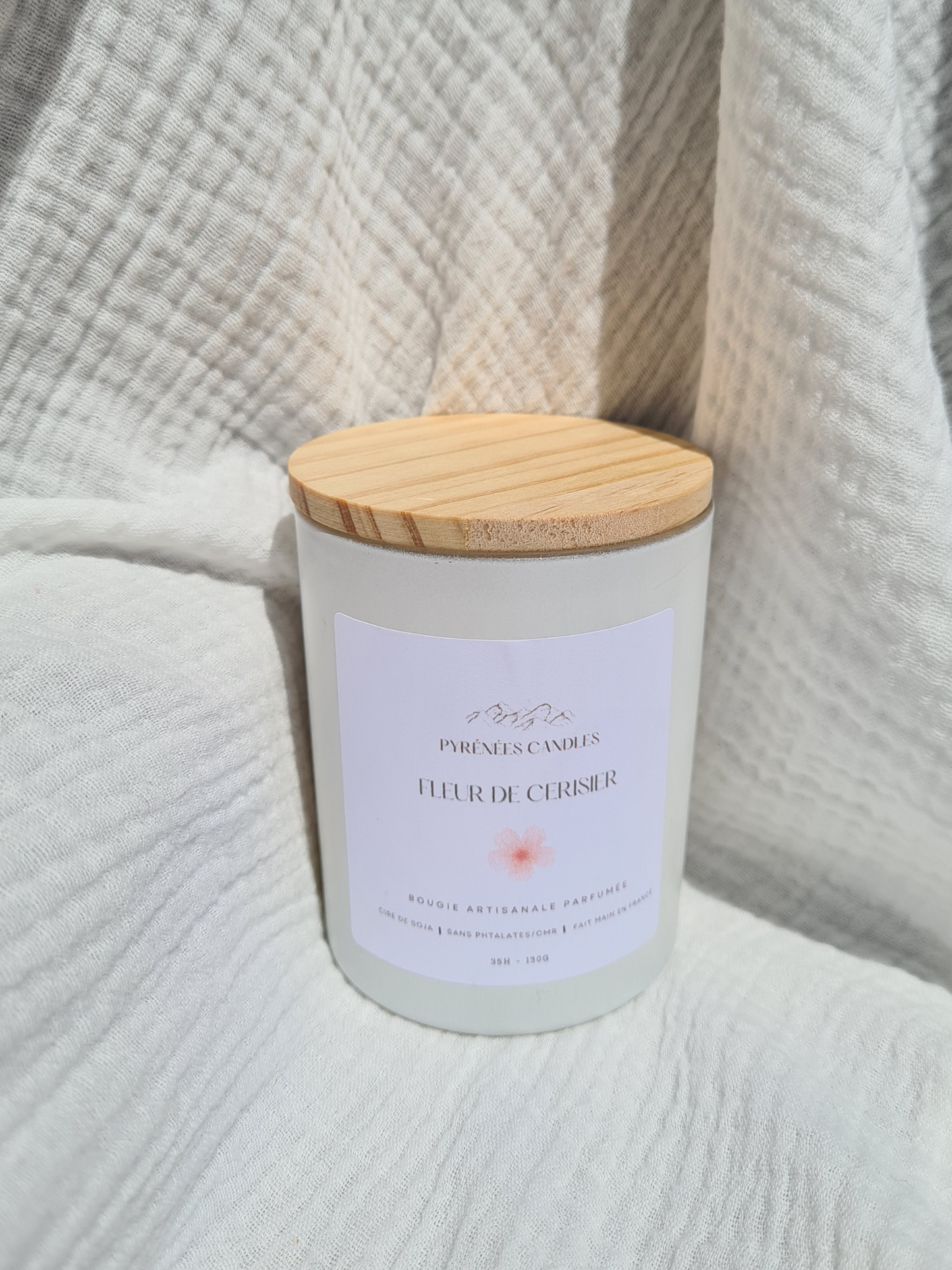 Bougie artisanale – Fleur de cerisier