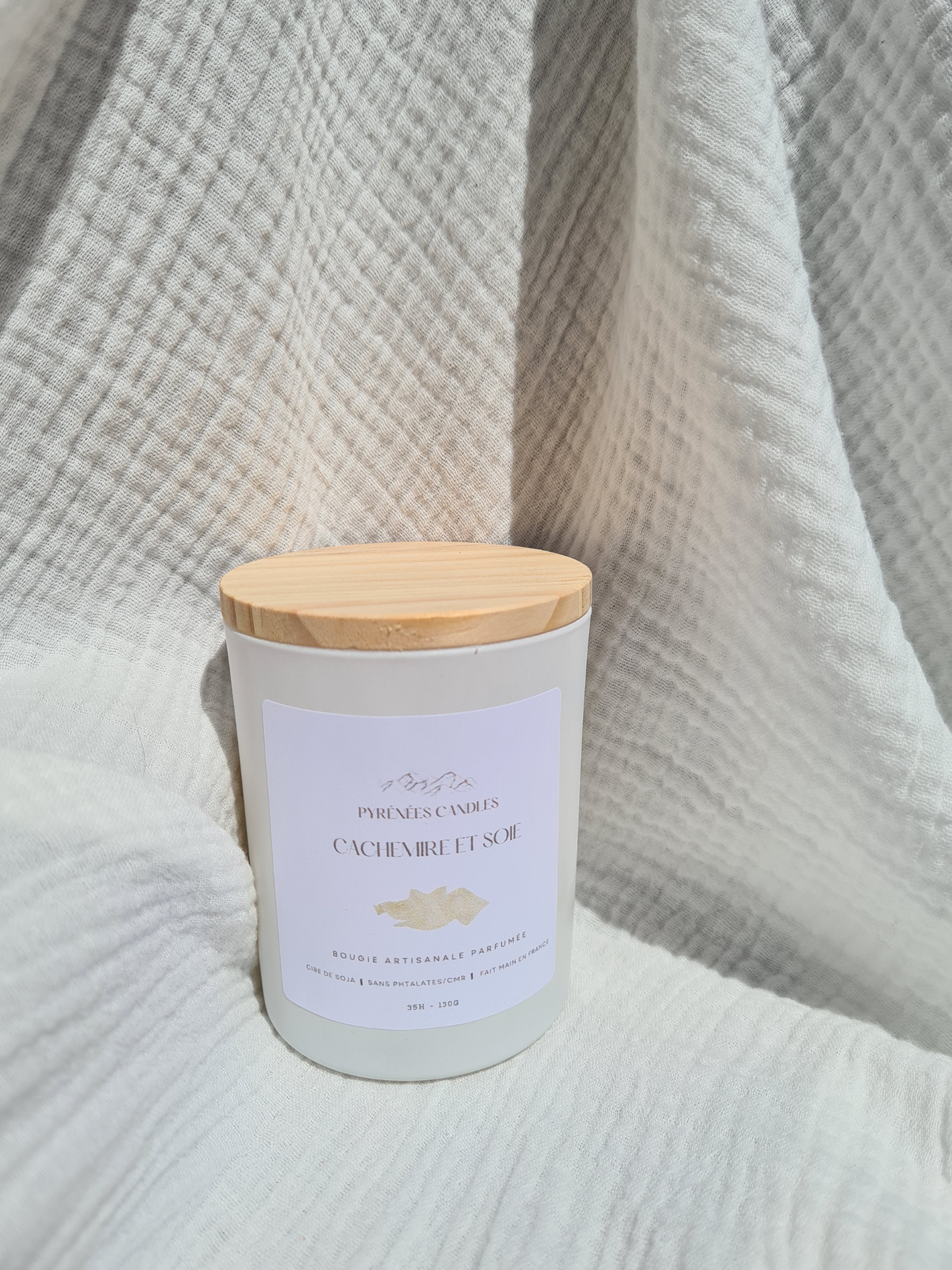 Bougie artisanale – Cachemire & Soie