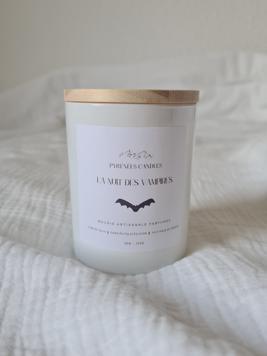 Bougie parfumée artisanale – La Nuit des Vampires