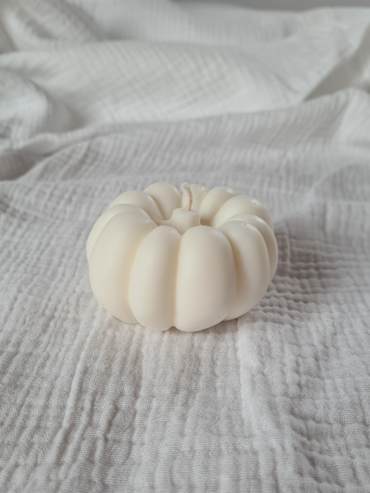 Bougie décorative petite citrouille – Cire de soja naturelle