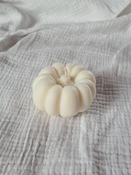 Bougie décorative petite citrouille – Cire de soja naturelle