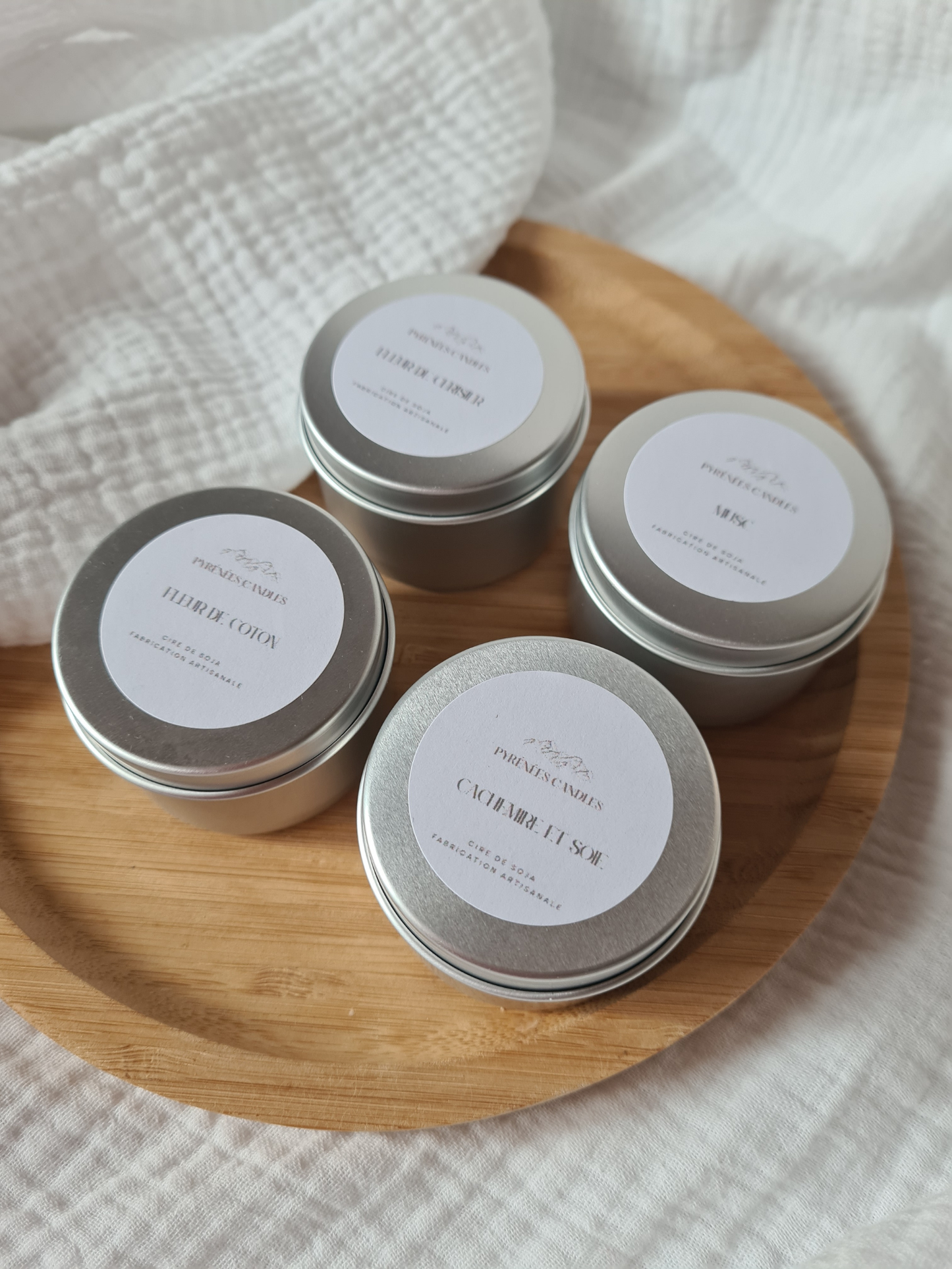 Coffret Cocooning – 4 bougies parfumées artisanales (40 g chacun)