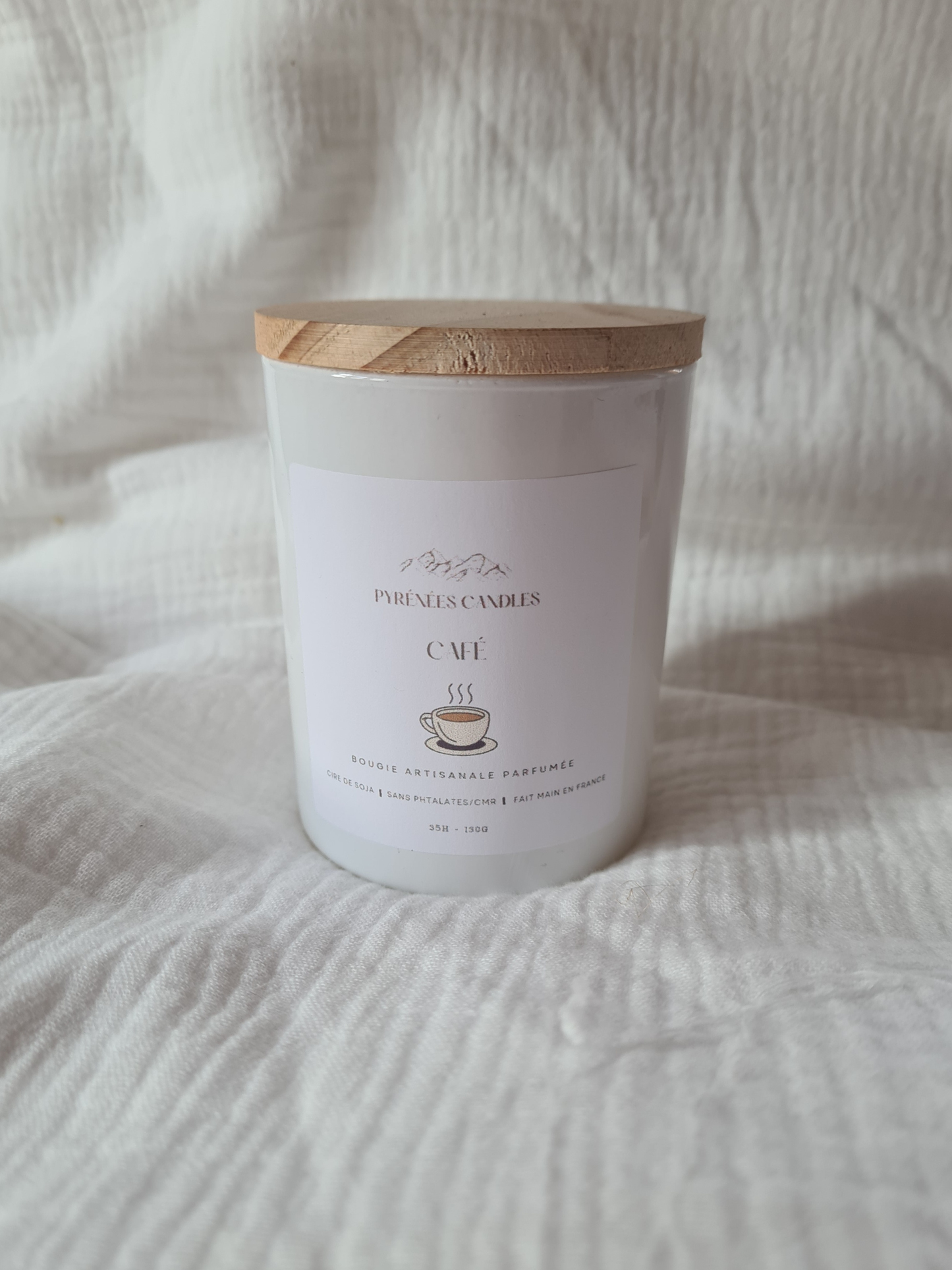 Bougie artisanale parfumée – Café