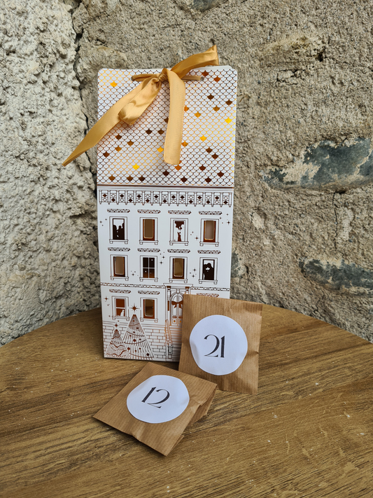 Calendrier de l’Avent de 24 fondants parfumés