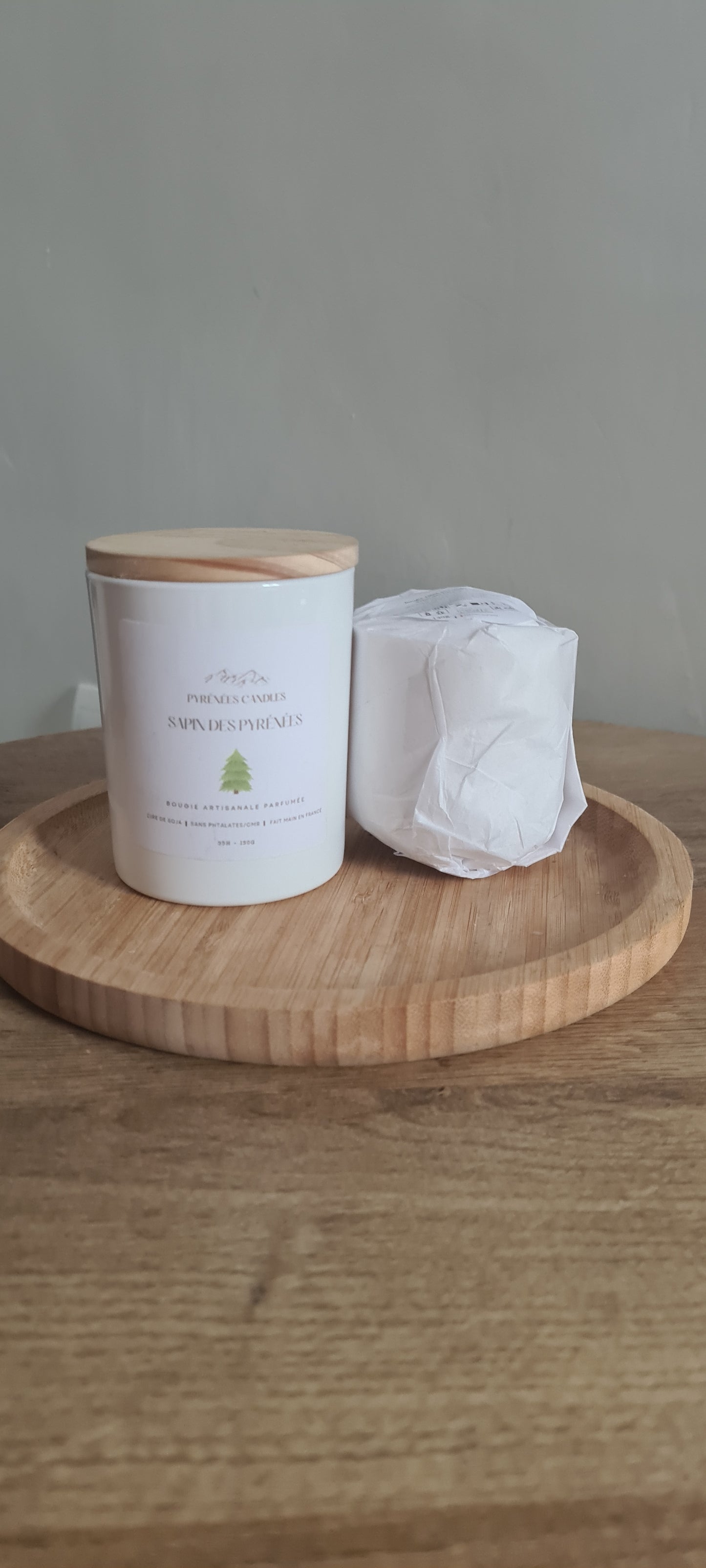 Bougie artisanale parfumée –  Recharges 130g